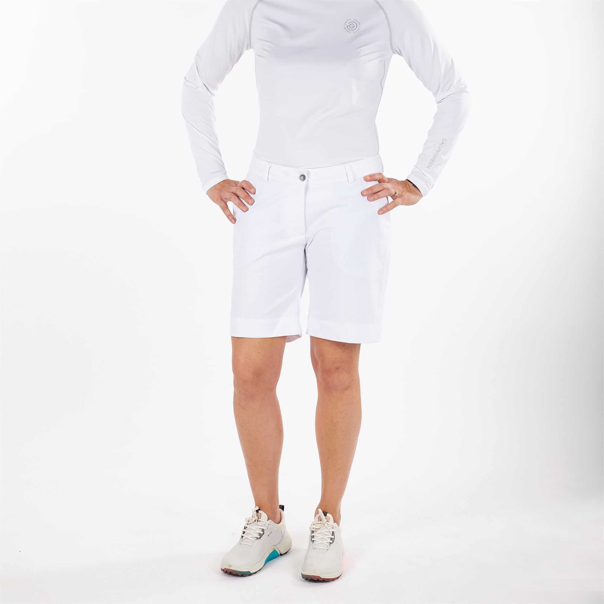 Galvin Green Petra Ladies Golf Shorts White